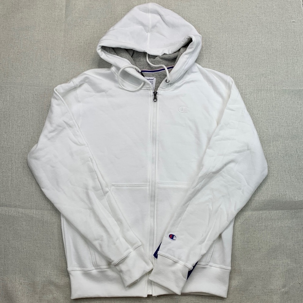 Champion Men's Powerblend Fleece Zip Hoodie Size S
